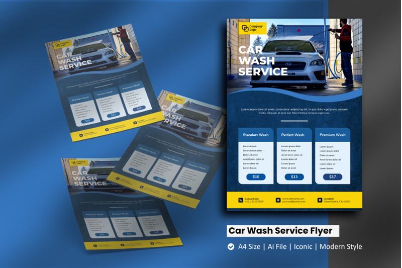 car-wash-flyer-brochure-template