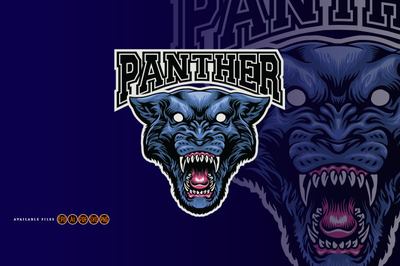 black-panther-head-mascot-logo-svg-illustrations