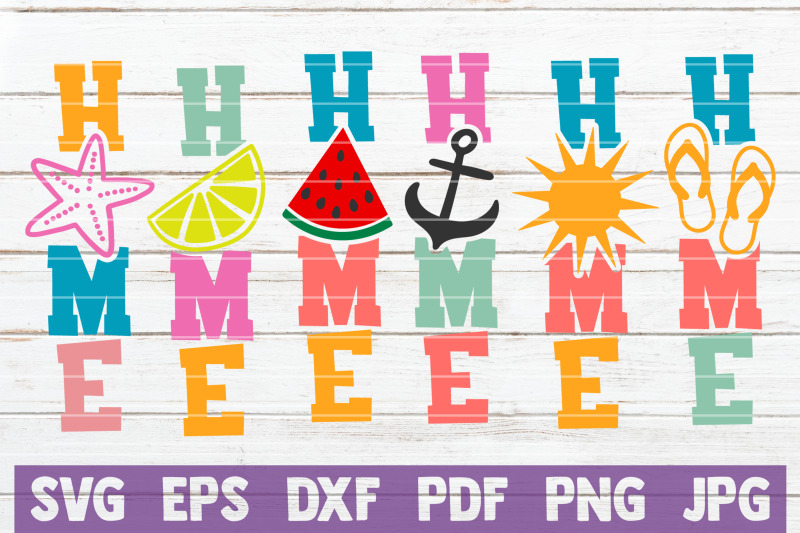 Home Summer Porch Signs Bundle SVG PNG EPS DXF File