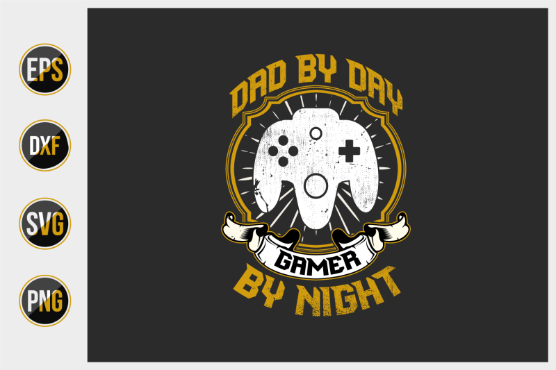 gaming-vintage-t-shirt-design