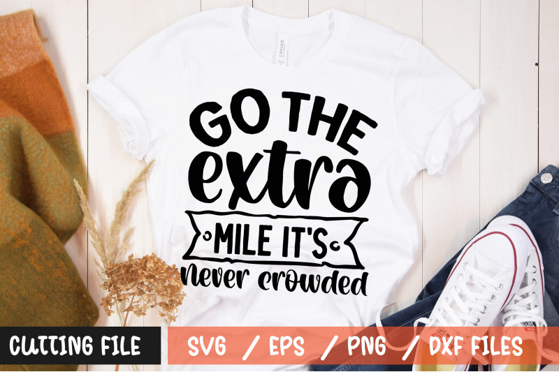 go-the-extra-mile-its-never-crowded-svg