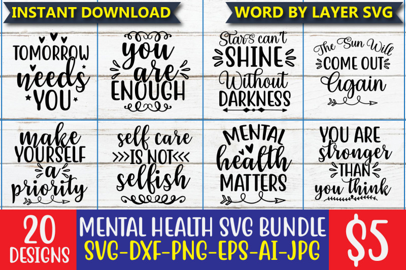 mental-health-svg-bundle