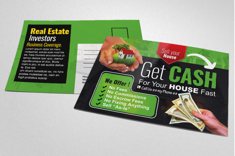 real-estate-dealers-postcard-psd