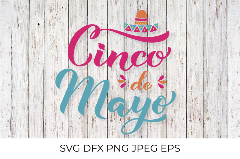 cinco-de-mayo-calligraphy-hand-lettering-with-sombrero