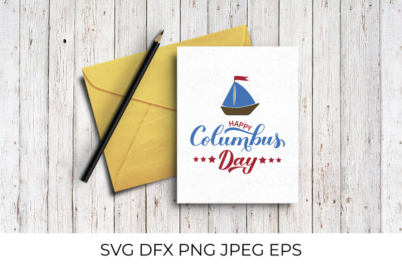 happy-columbus-day-calligraphy-hand-lettering-with-boat