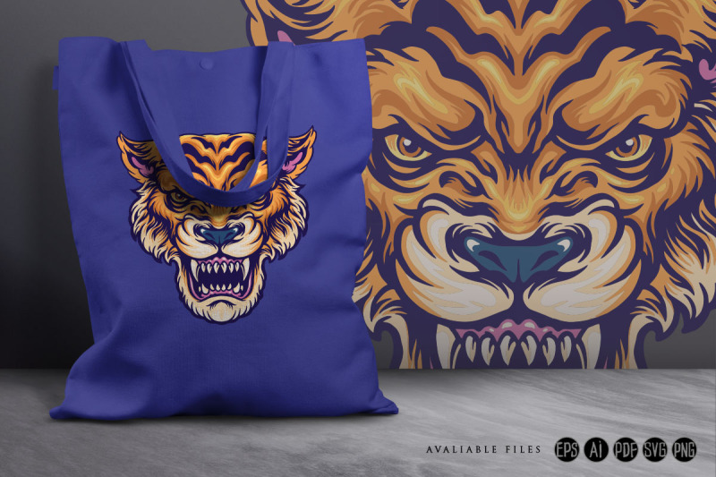 angry-tiger-head-svg-illustration