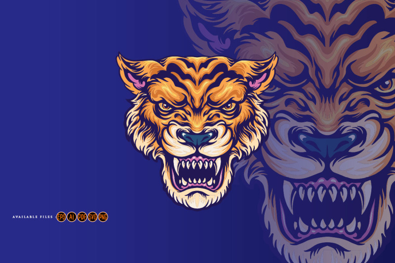 angry-tiger-head-svg-illustration