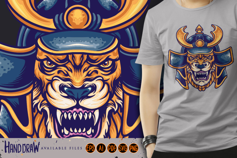 beast-tiger-samurai-warrior-svg-illustration