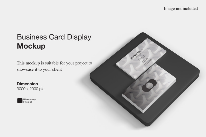 Business Card Display Mockup PSD Mockups