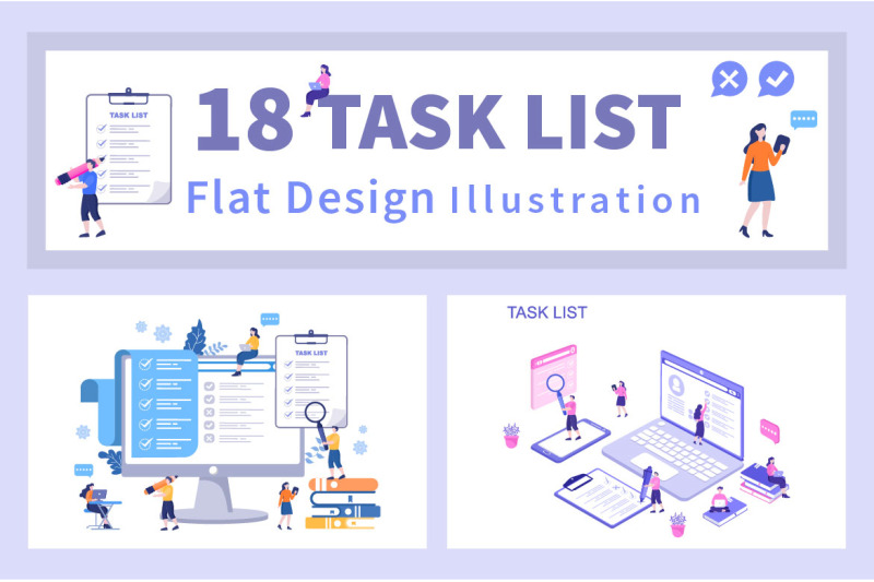 18-task-list-vector-illustration