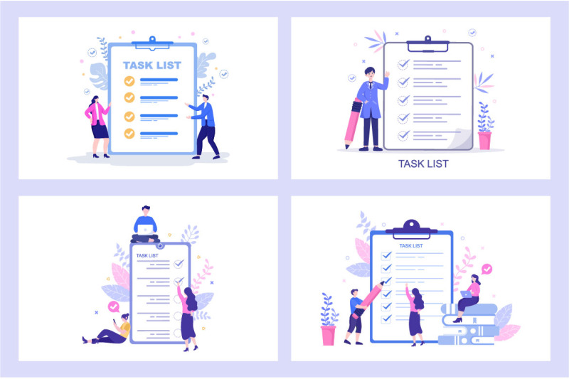 18-task-list-vector-illustration