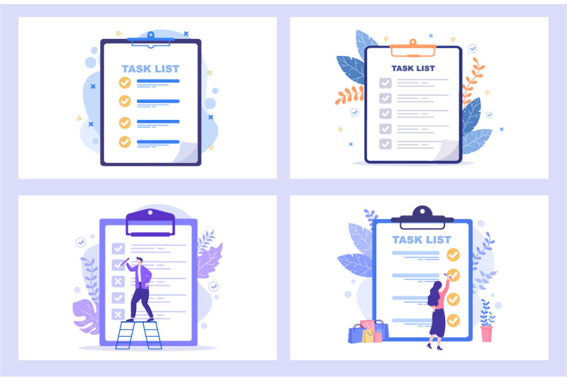 18-task-list-vector-illustration