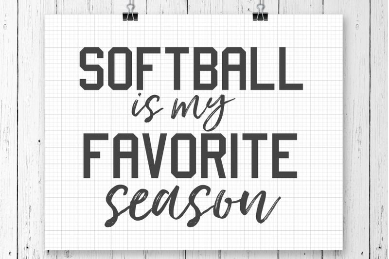 Download Softball Is My Favorite Season Svg Printable Free Svg Cut Files 3d Free Svg Files And Cricut Projects