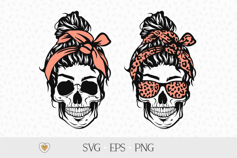 skull-mom-svg-messy-bun-skull-svg-mom-life-svg-leopard-bandana-and