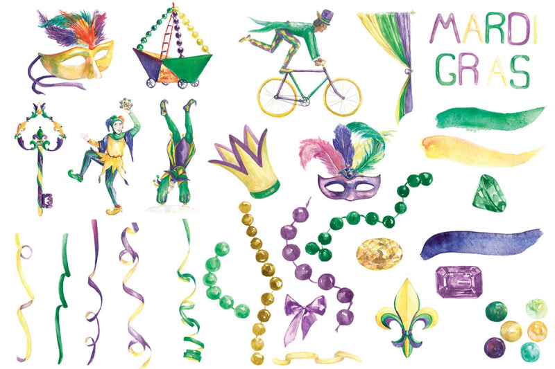 mardi-gras-carnival-watercolor-clip-art