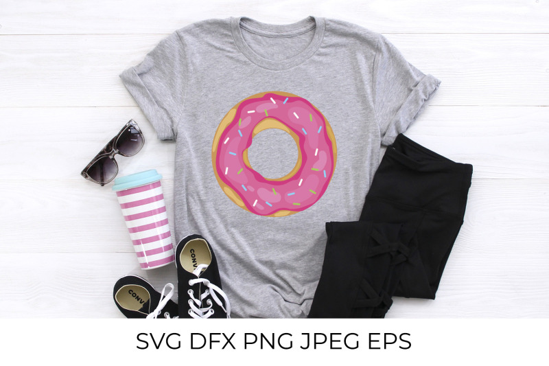 donut-svg-cute-doughnut-with-pink-glaze