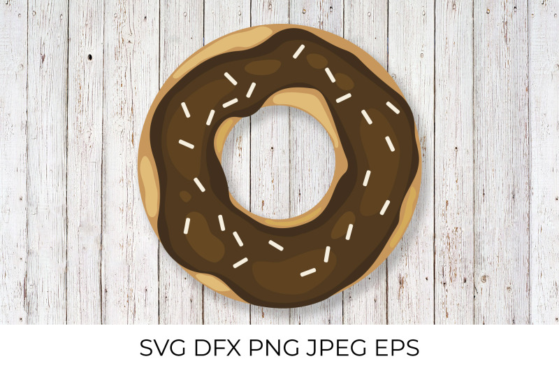 donut-svg-cute-doughnut-with-chocolate-glaze