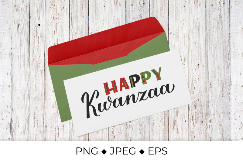 happy-kwanzaa-hand-lettering-african-american-festival