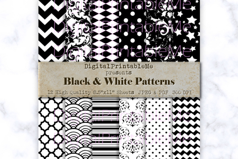 black-amp-white-digital-paper-black-pattern-scrapbook-pack-patterned