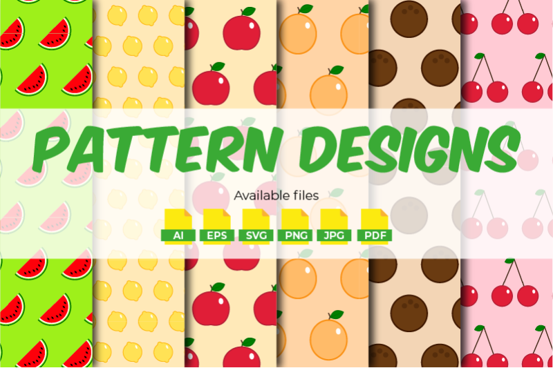 seamless-fruit-patterns-6-designs