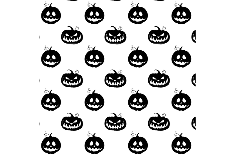 pattern-silhouette-pumpkins-seamless-wallpaper-with-black-autumn