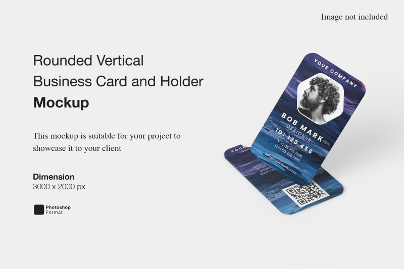 rounded-vertical-business-card-and-holder-mockup