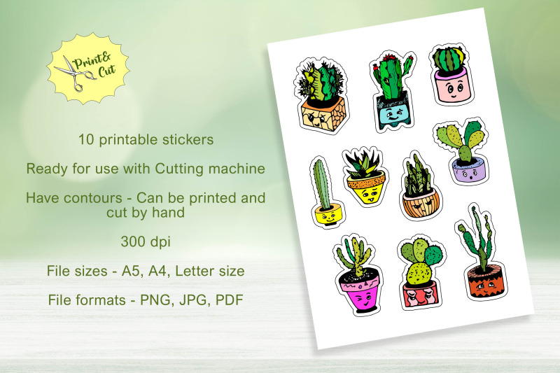 cartoon-cactuses-cute-sticker-pack-printable-png-stickers