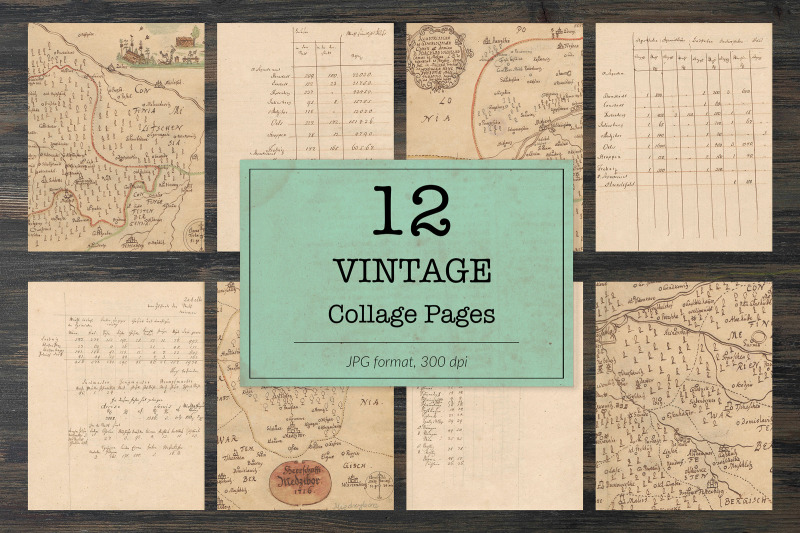 vintage-maps-letters-and-notes