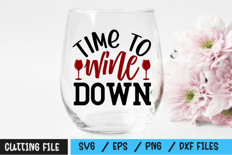 time-to-wine-down-svg