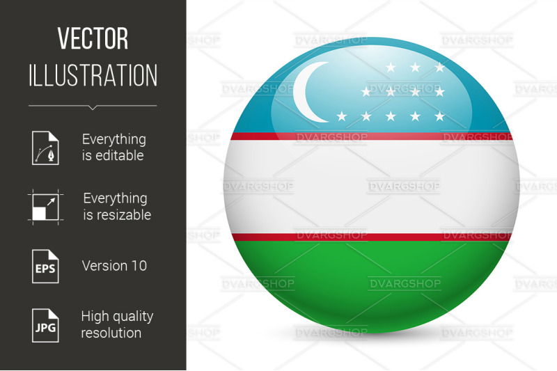 round-glossy-icon-of-uzbekistan