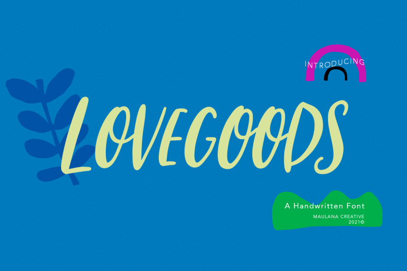 lovesgoods-handwritten-font