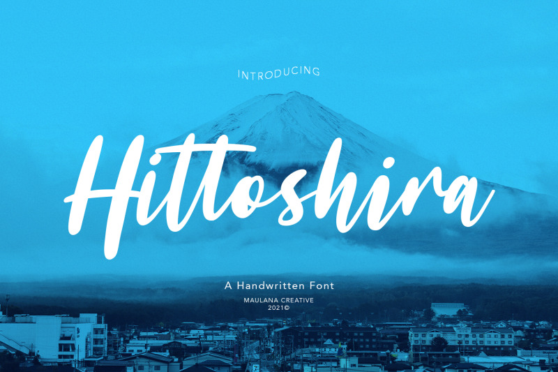 hittoshira-handwritten-script-font