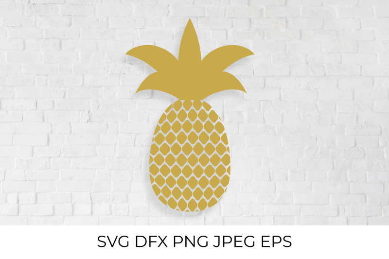 gold-silhouette-of-pineapple