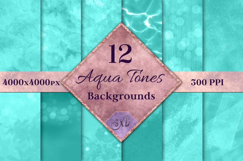 aqua-tones-backgrounds-12-image-set