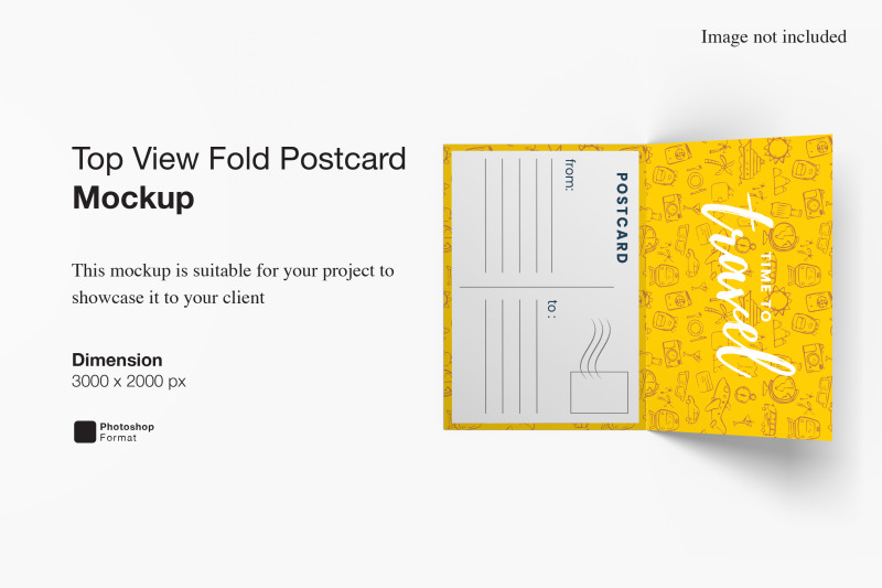 top-view-fold-postcard-mockup