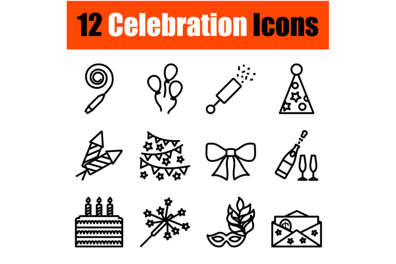 celebration-icon-set