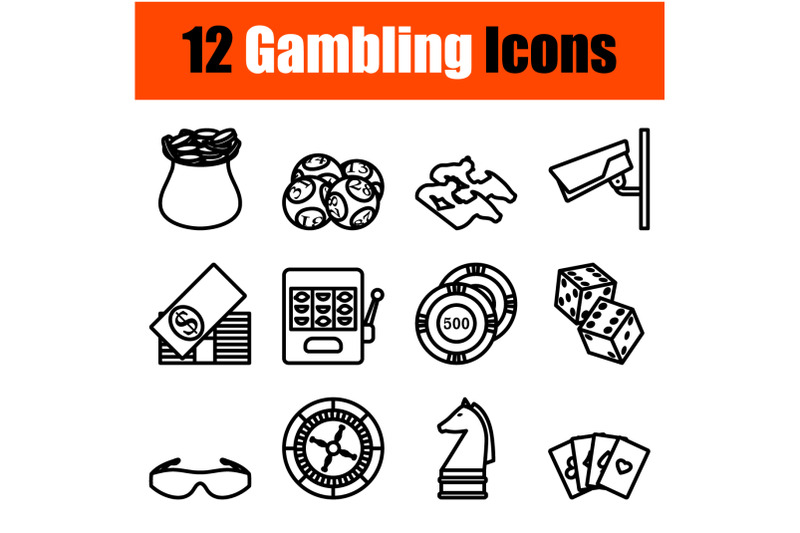 gambling-icon-set