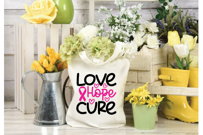 love-hope-cure-svg-design