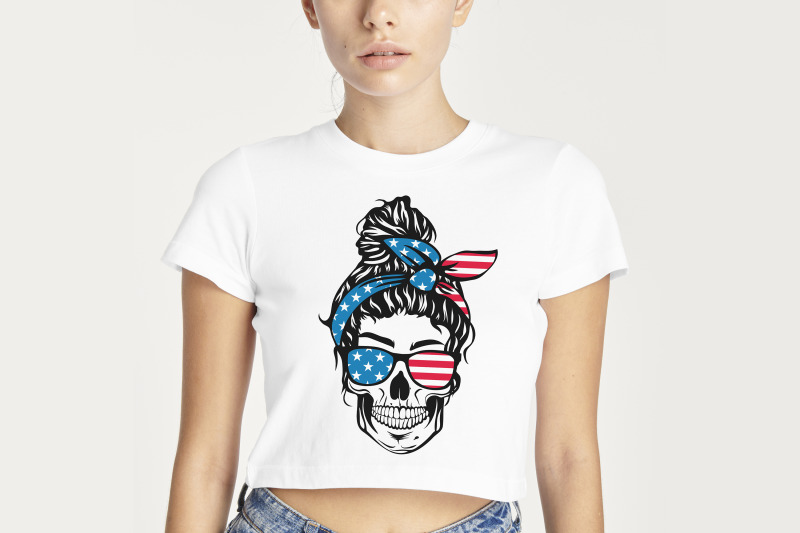 skull-messy-bun-american-flag-svg-mom-life-svg-svg-files-for-cricut