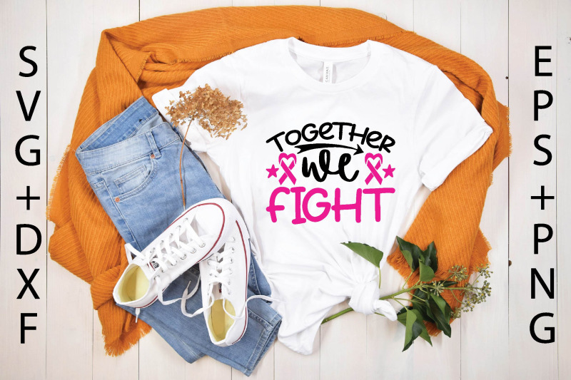 together-we-fight-svg-design