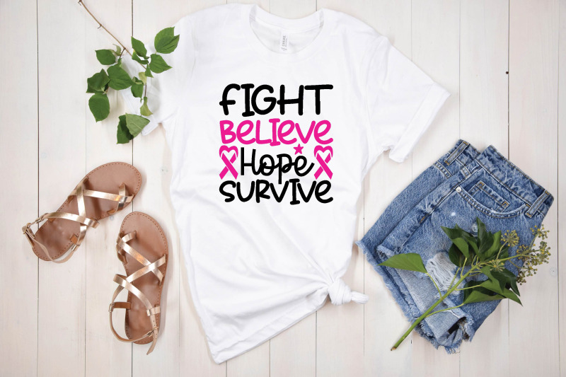 fight-believe-hope-survive-svg-design