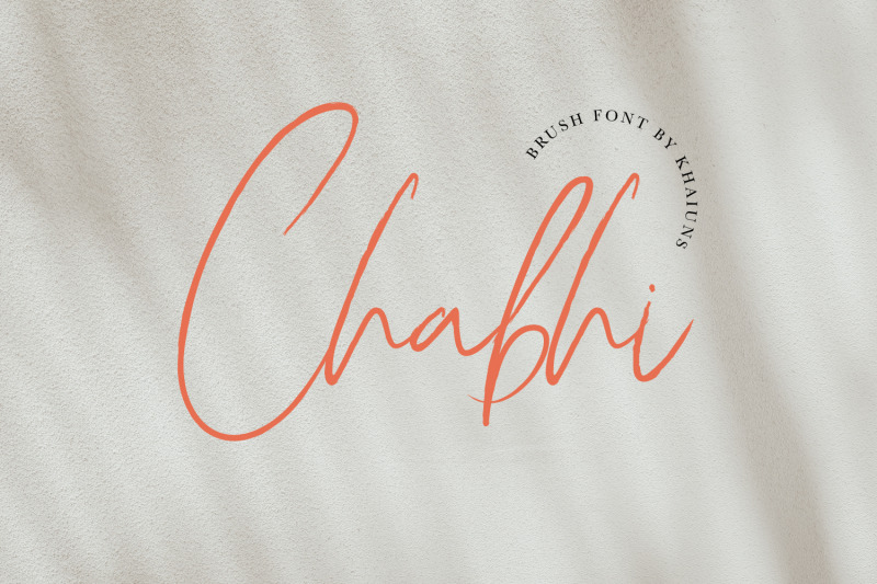 chabhi-brush-font