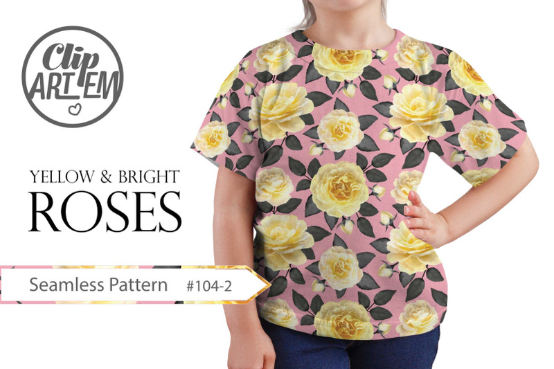 pink-yellow-roses-floral-collection-seamless-pattern