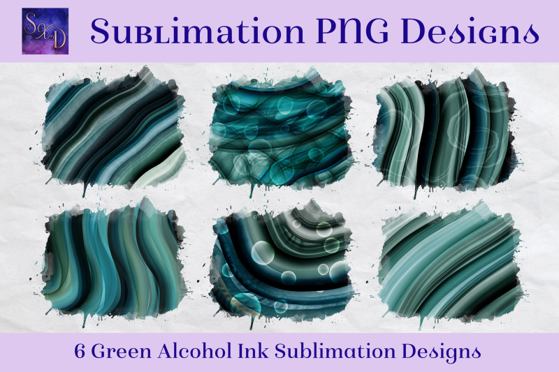 sublimation-png-designs-green-alcohol-ink-images