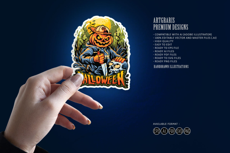 halloween-nightmare-pumpkin-terror-svg-illustrations