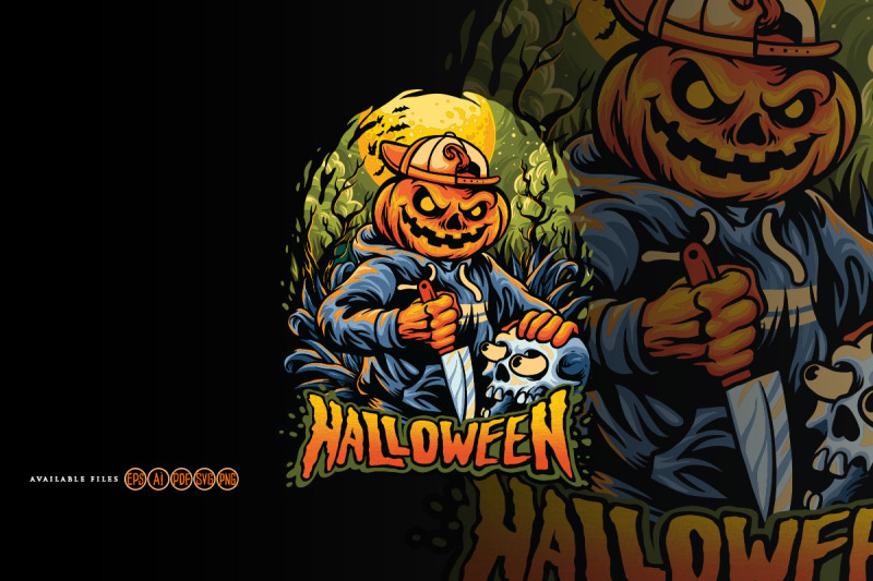 halloween-nightmare-pumpkin-terror-svg-illustrations