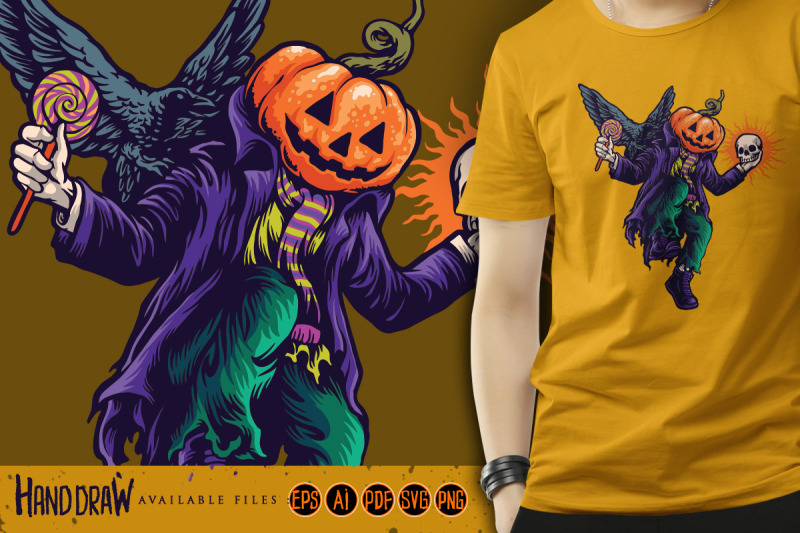 halloween-dancing-pumpkins-and-crows-svg-illustration