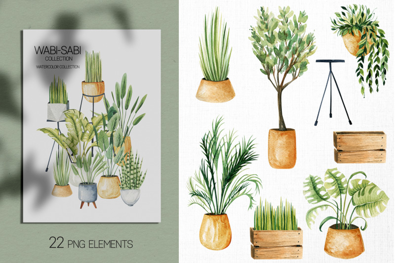 potted-plants-watercolor-clipart