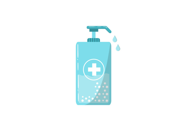 medical-icon-with-blue-bottle-hand-sanitizer