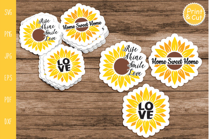 sunflowers-stickers-bundle-printable-stickers-for-cricut